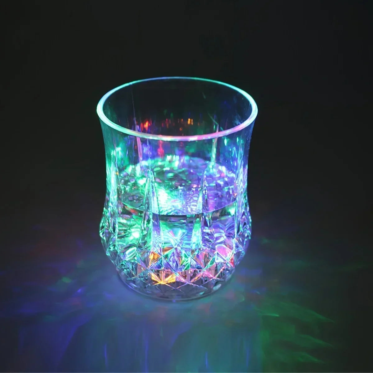 1-Pack LED Light-Up Color Changing Party Cup Glowing Beer Cup for Birthday Christmas Disco