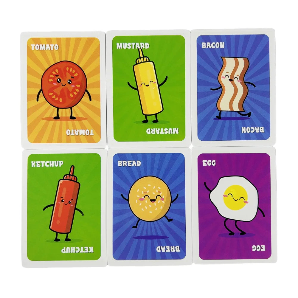 Family Slap Card Game Party Deck for 2-6 Players