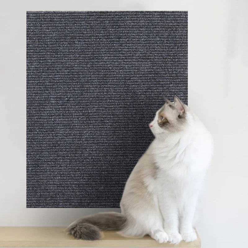 Trimmable Self-Adhesive Cat Scratching Mat – Carpet Sofa & Corner Furniture Protector