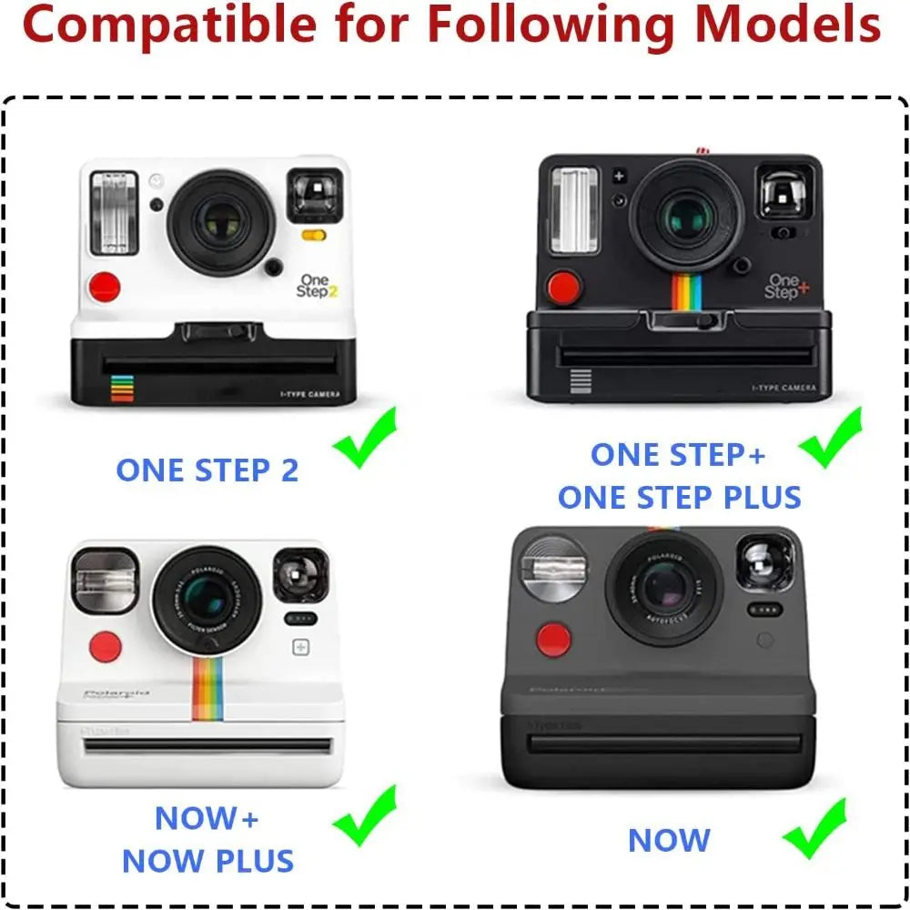 Universal Instant Camera Case EVA Shockproof Carrying Bag for Polaroid Go OneStep Now 7.01 x 5.51 x 3.94 in (17.8 x 14 x 10 cm)