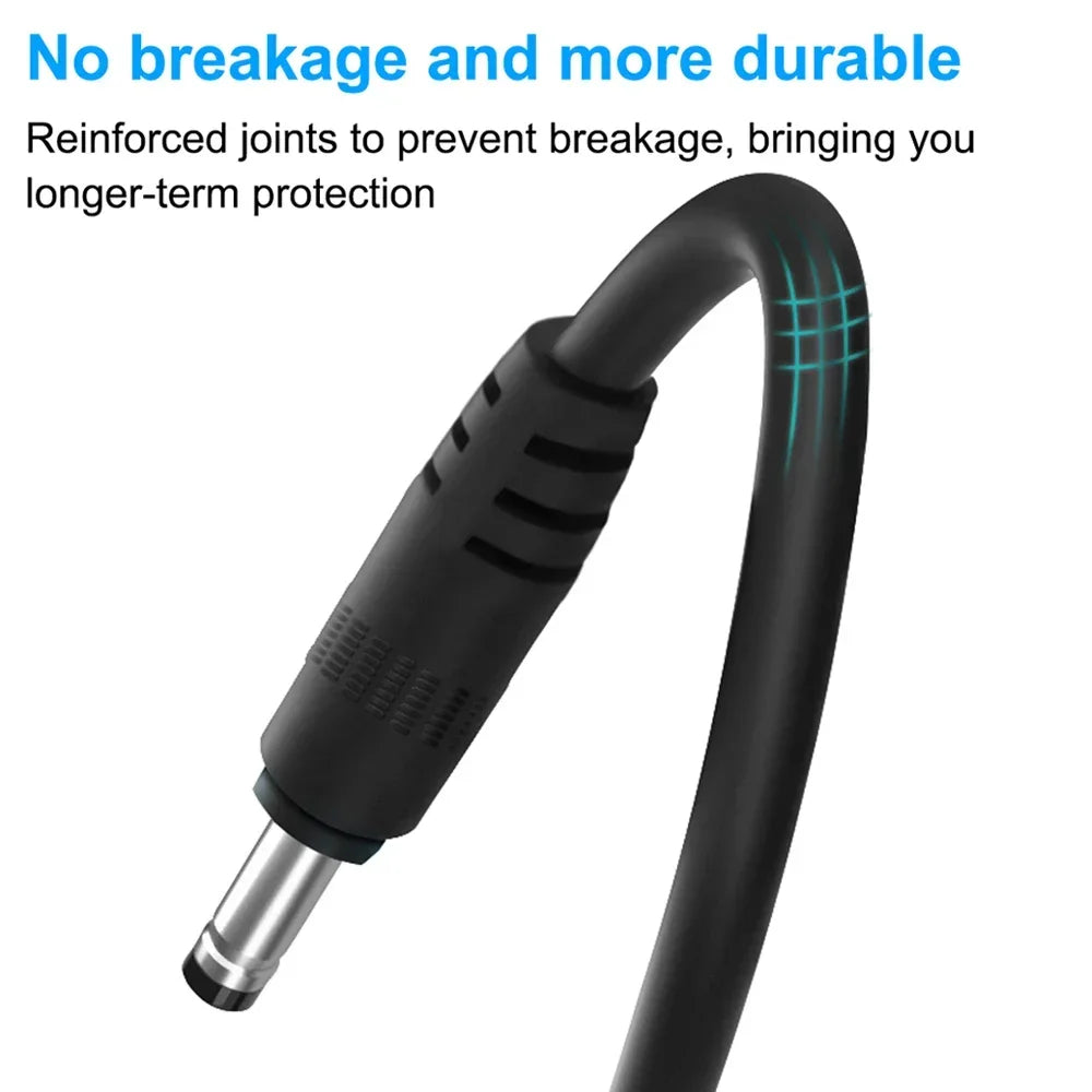 USB to DC 5V/12V Boost Converter Cable — Power Bank Adapter for Router, Modem & Speaker