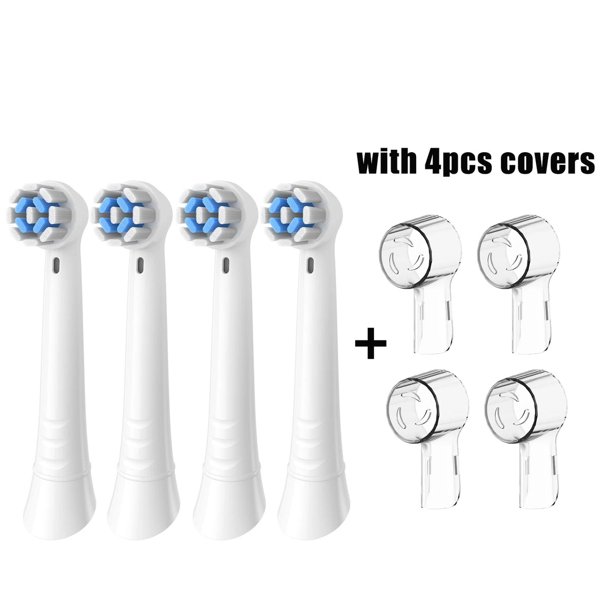 4/8/12/16/20-Pack Replacement Electric Toothbrush Heads – Compatible with iO-Style Electric Toothbrushes