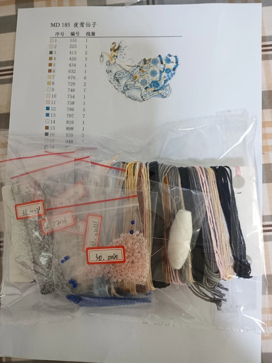 Counted Cross Stitch Kit – Christmas Needlework DIY Decoration