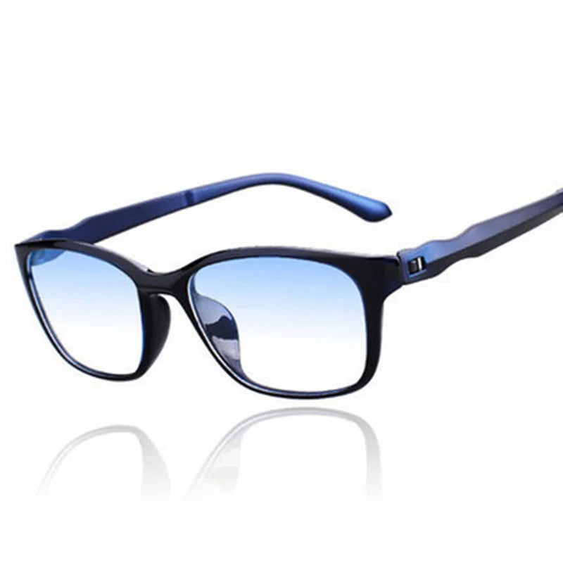 Anti-Blue Light Reading Glasses Unisex Presbyopic Anti-Fatigue Computer Eyewear Rectangle Frame, Magnification +0.0 to +4.0