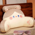 70 x 50 cm (27.6 x 19.7 in) Large Bedhead Backrest Pillow, Cartoon Cat Sofa Reading Cushion, Maternity Waist Support