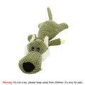 Bite-Resistant Squeaky Plush Dog Toy — Lion, Wolf & Elephant, 15.7 x 6.3 x 3.5 in (40 x 16 x 9 cm) — Interactive Chew Toy for Small & Medium Dogs