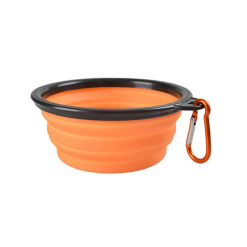 Collapsible TPR Travel Pet Bowl – Portable Dog & Cat Food and Water Bowl