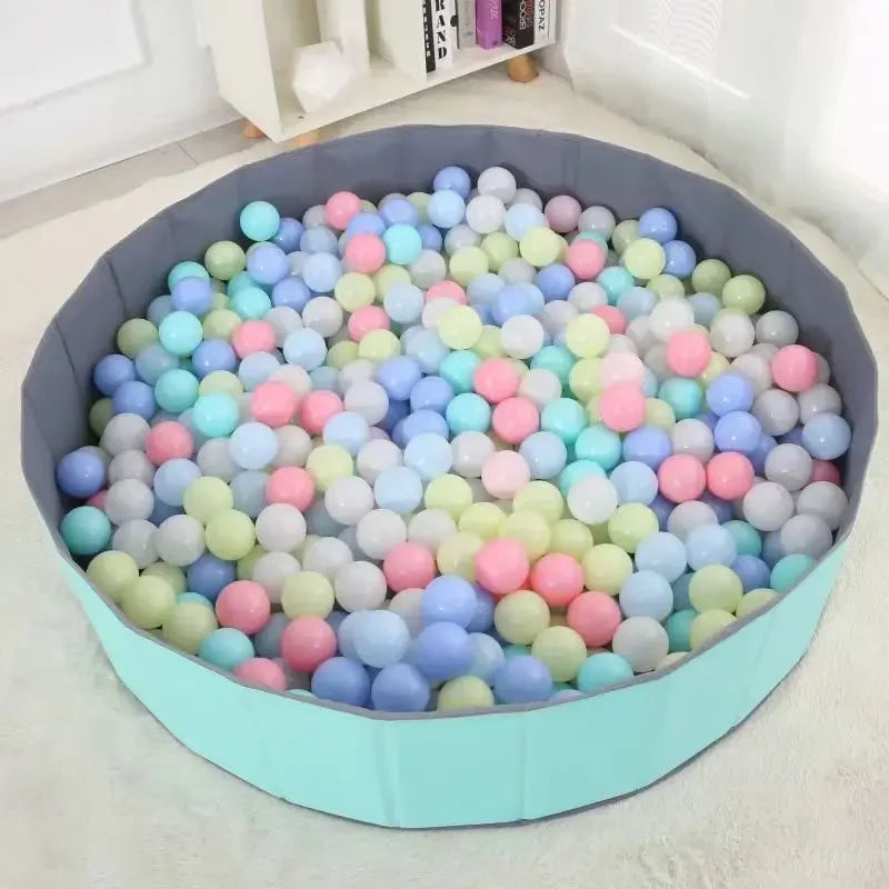 100-Pack 2.2 in (55 mm) Colorful Plastic Ocean Balls — Soft Non-Toxic Pool & Ball Pit Toys for Kids