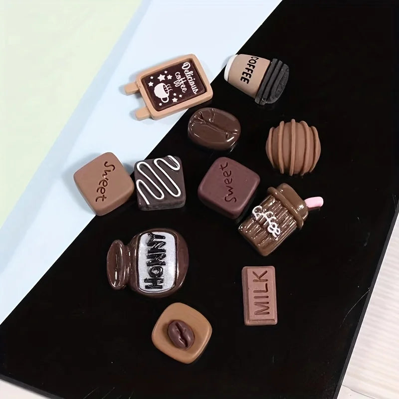 12-Pack Mini Coffee Refrigerator Magnets - Cute Message Board Stickers for Fridge & Home Decor
