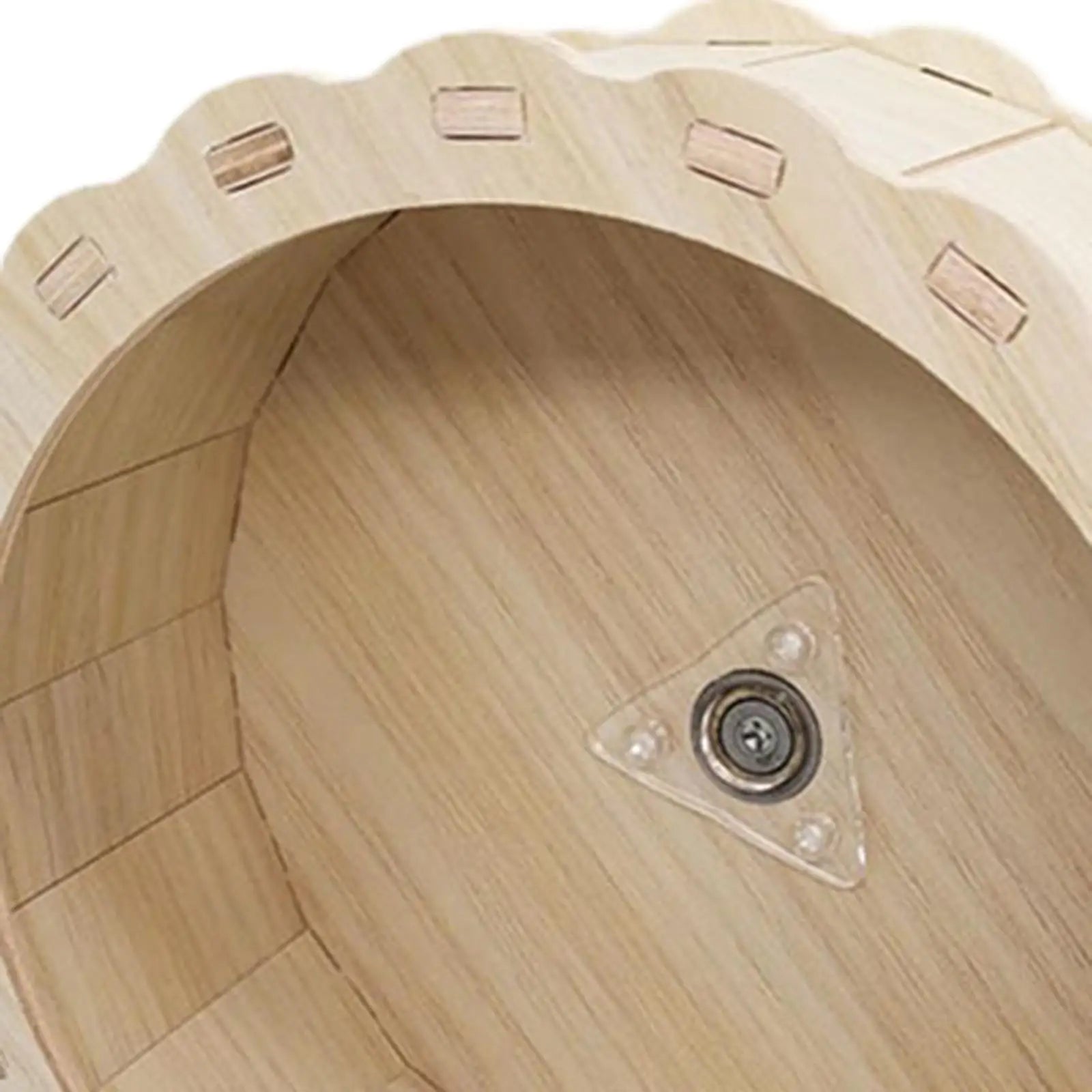 Wooden Silent Hamster Exercise Wheel — Running Wheel for Hamsters, Gerbils & Small Pets (15–23 cm / 5.9–9.1 in)