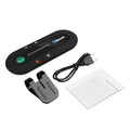 Bluetooth Car Speaker Handsfree Sun Visor Clip Wireless Speakerphone with Mic - Bluetooth 4.1, 2W, 20H Talk Time, USB Charging