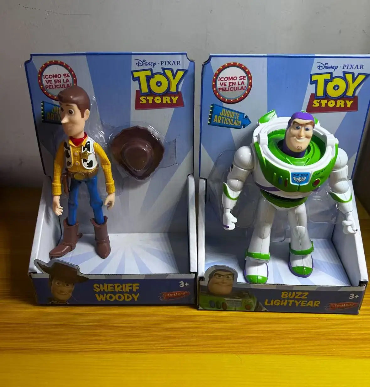 Buzz Lightyear & Woody Collectible Figure Set — Desktop Toy Model Ornament for Kids & Collectors