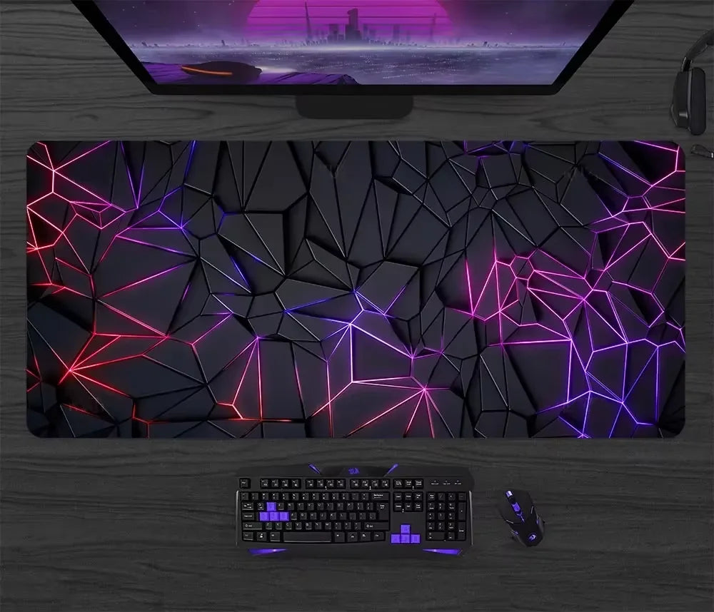Large Gaming Mouse Pad Desk Mat XL Extended Keyboard & Mouse Pad — 30x80 / 40x90 / 50x100 cm (11.8x31.5, 15.7x35.4, 19.7x39.4 in)