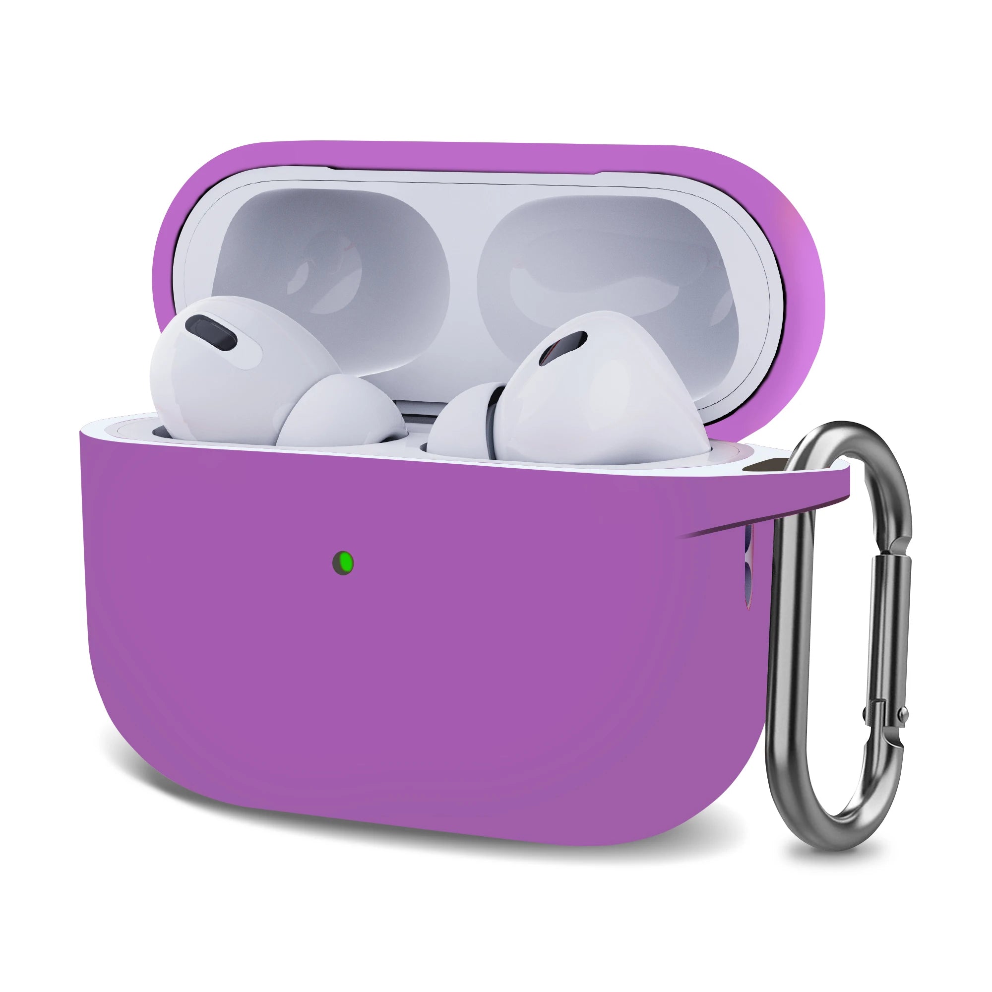 Silicone Earbud Charging Case Cover — Soft TPU Shockproof Protective Case for True Wireless Earbuds (1-Pack)