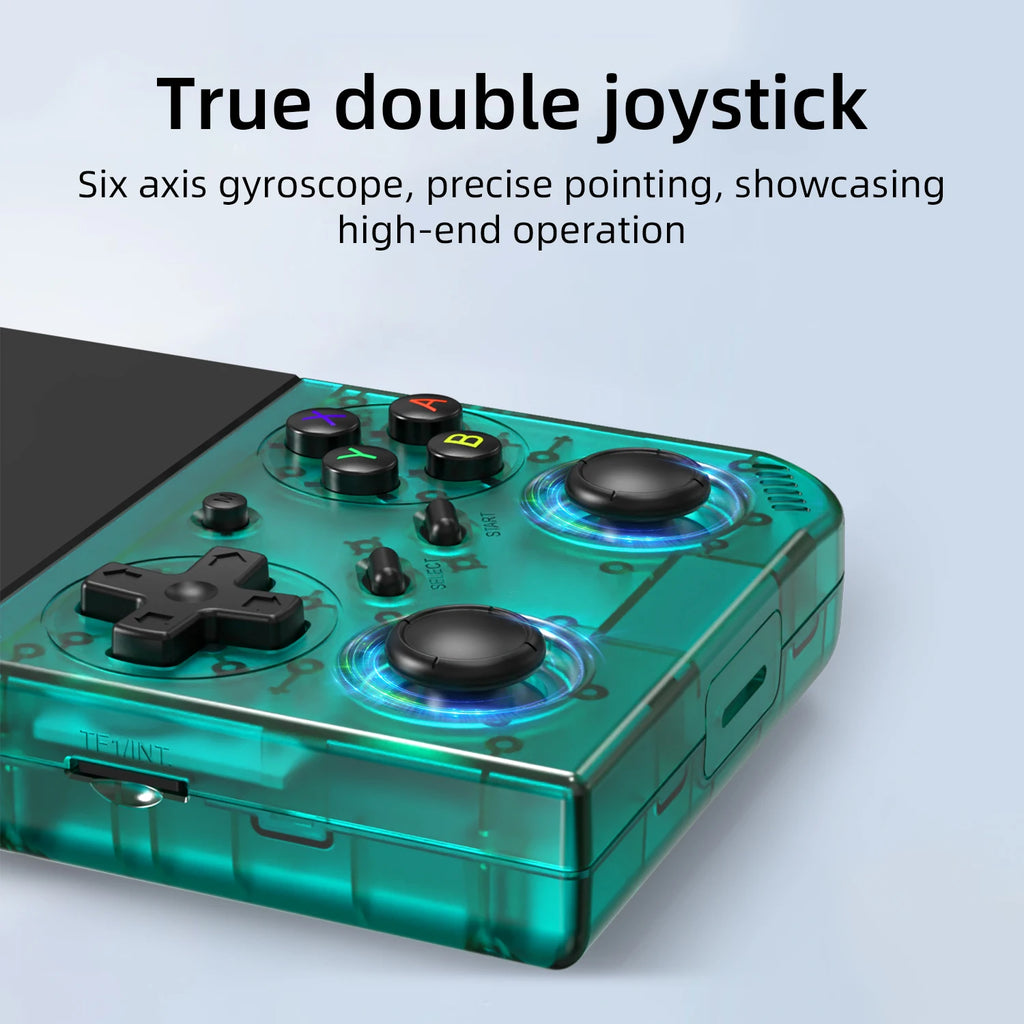 3.5-Inch IPS Retro Handheld Game Console 64GB Linux Emulator with Mini HDMI, Bluetooth & 3200mAh Battery