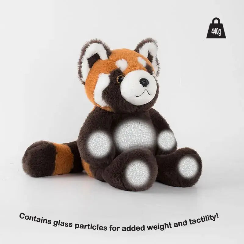 Long-Arm Weighted Plush Animal Pillow – Soft Fluffy Raccoon, Koala, Bear & Giraffe Cushion
