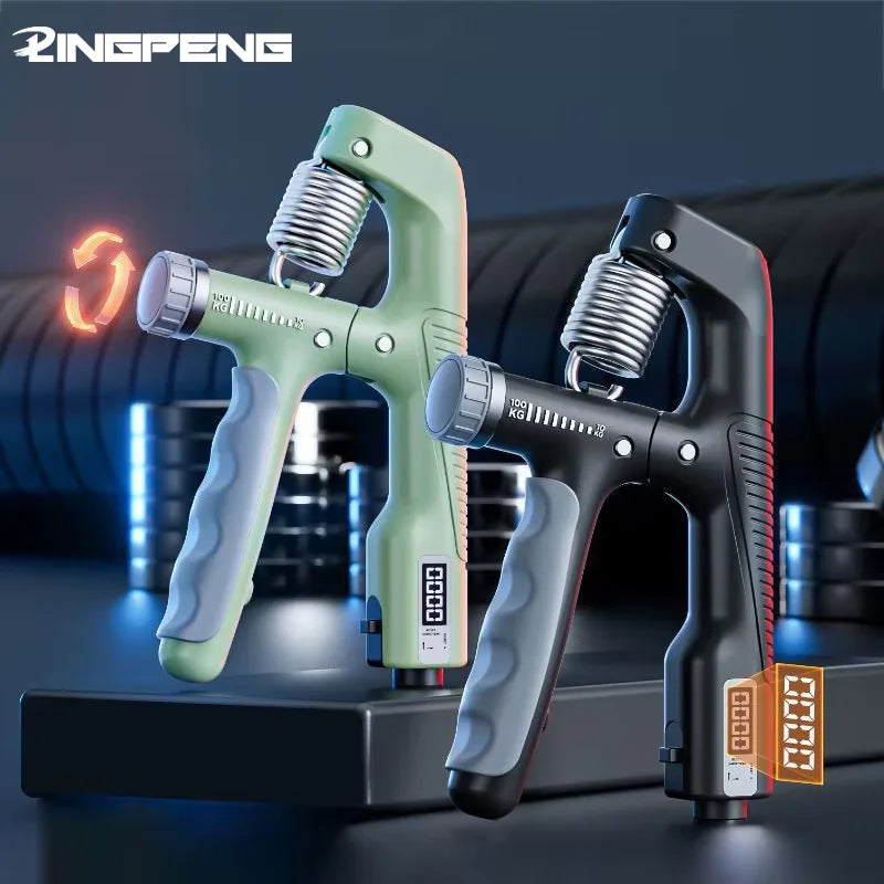 Adjustable Hand Grip Strengthener 10–100kg (22–220 lb) Wrist Expander Finger Exerciser for Forearm, Wrist & Finger Strength