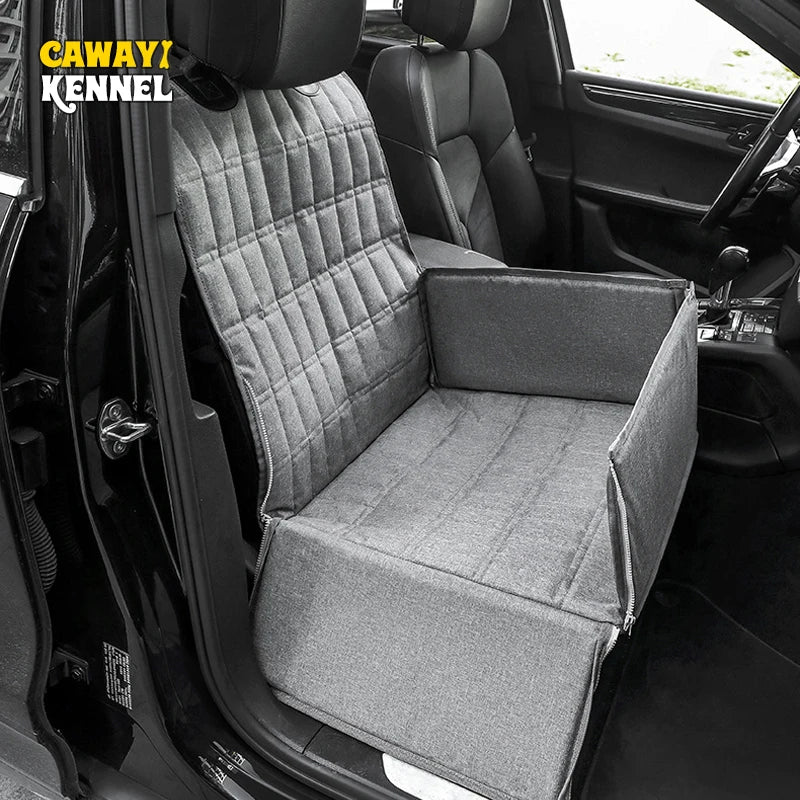 Waterproof Dog & Cat Car Seat Carrier Folding Oxford Travel Hammock - Universal Fit up to 60 kg (132 lb)