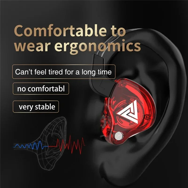 Wired In-Ear Earphones with Active Noise Cancellation, 3.5mm Jack, Built-In Microphone