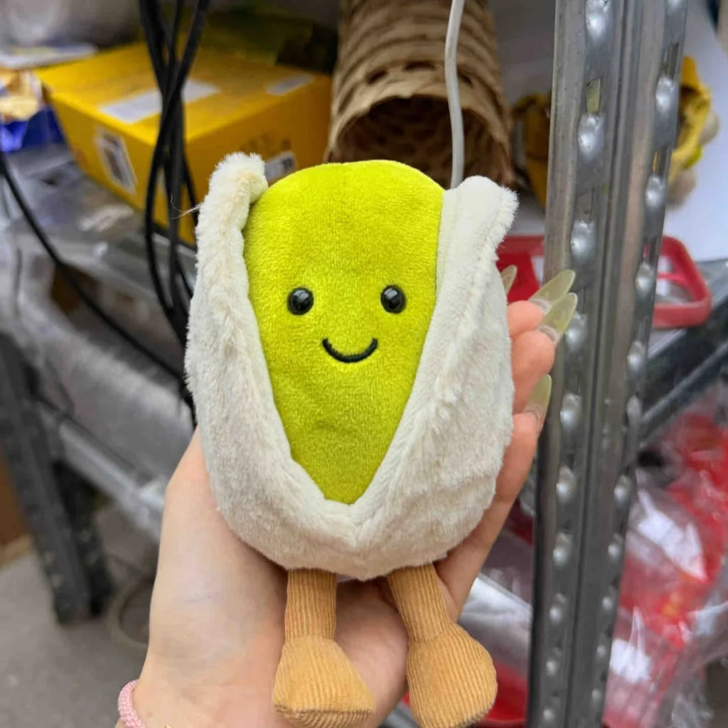 Pistachio Plush Toy 12cm (4.7 in) Cute Stuffed Nut Doll Plushie Gift & Living Room Decor
