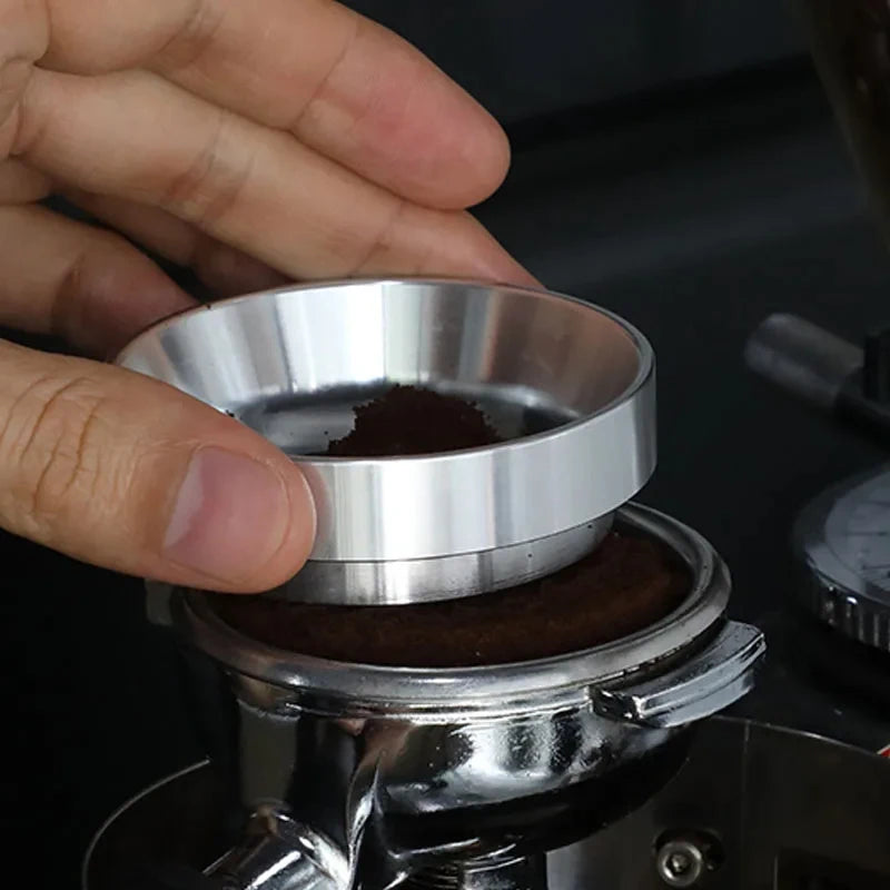 Magnetic Aluminum Dosing Ring for Espresso Portafilter — Fits 51mm, 54mm, 58mm