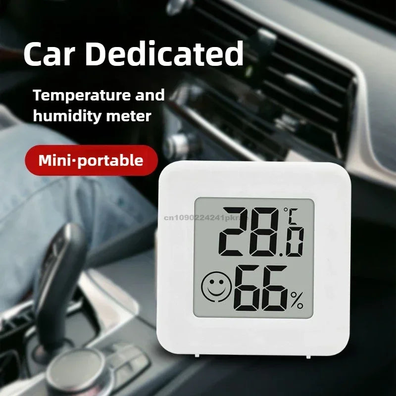 LCD Digital Thermometer Hygrometer - Indoor Temperature & Humidity Gauge Electronic Room Sensor Weather Station