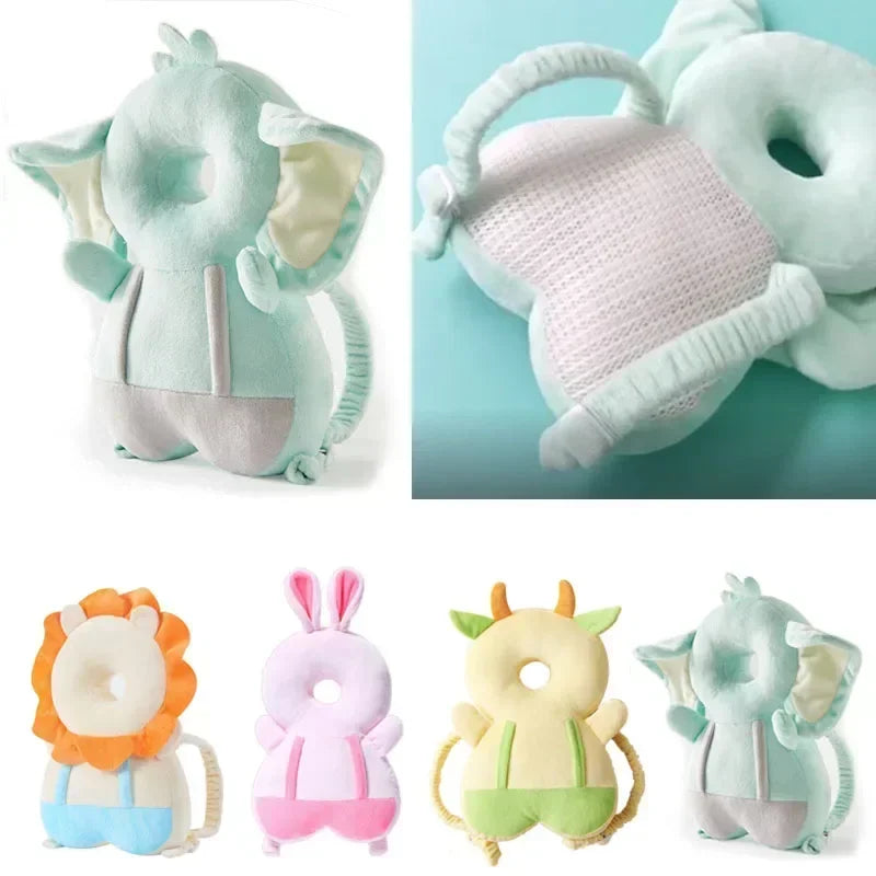 1-3T Toddler Baby Head Protector Safety Cushion Back Pad Cartoon Angel Bee Anti-Fall Headrest
