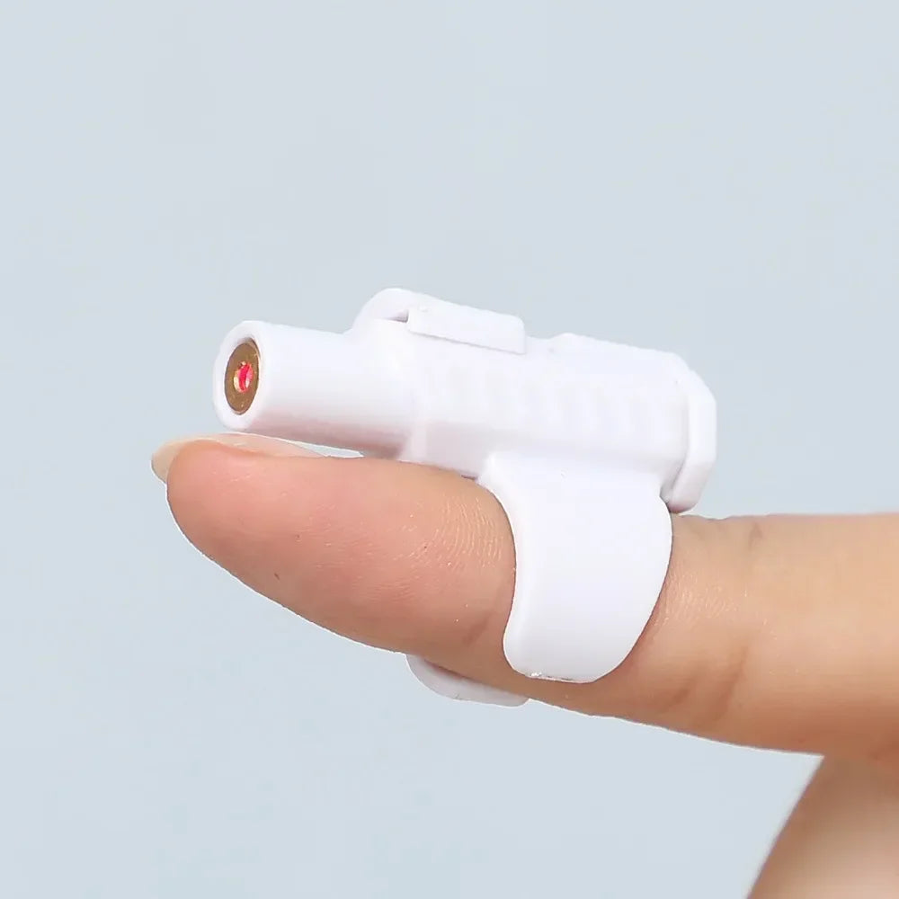 Portable Mini Laser Cat Toy Finger Sleeve Interactive Infrared Teaser for Cats