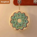 Cute Food-Shaped Coral Velvet Hand Towel — Absorbent Kitchen & Bathroom Cloth (Cheese Toast Cookie Donut)