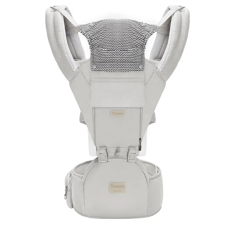 Ergonomic Baby Carrier Hipseat Sling 0-36 Months Front, Back & Side Carry Travel Wrap