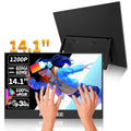 14.1-inch (36 cm) Portable IPS Monitor — Touchscreen Option, 1920x1200 WUXGA, USB-C & HDMI for Laptop, Xbox, PS4/PS5, Switch