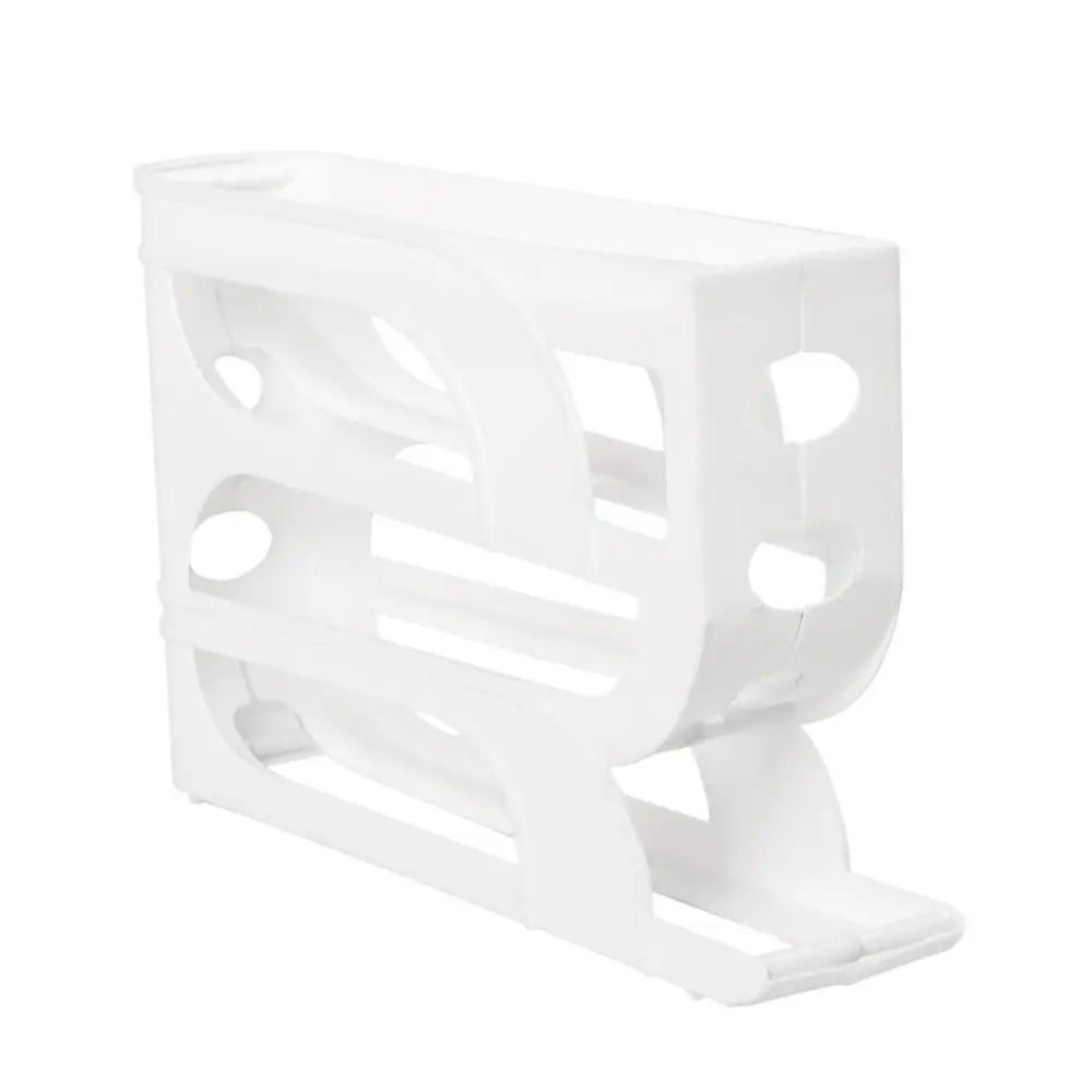 Automatic Egg Roller Rack for Refrigerator – 3- or 4-Layer Space-Saving Egg Organizer (Holds 20/30 Eggs)