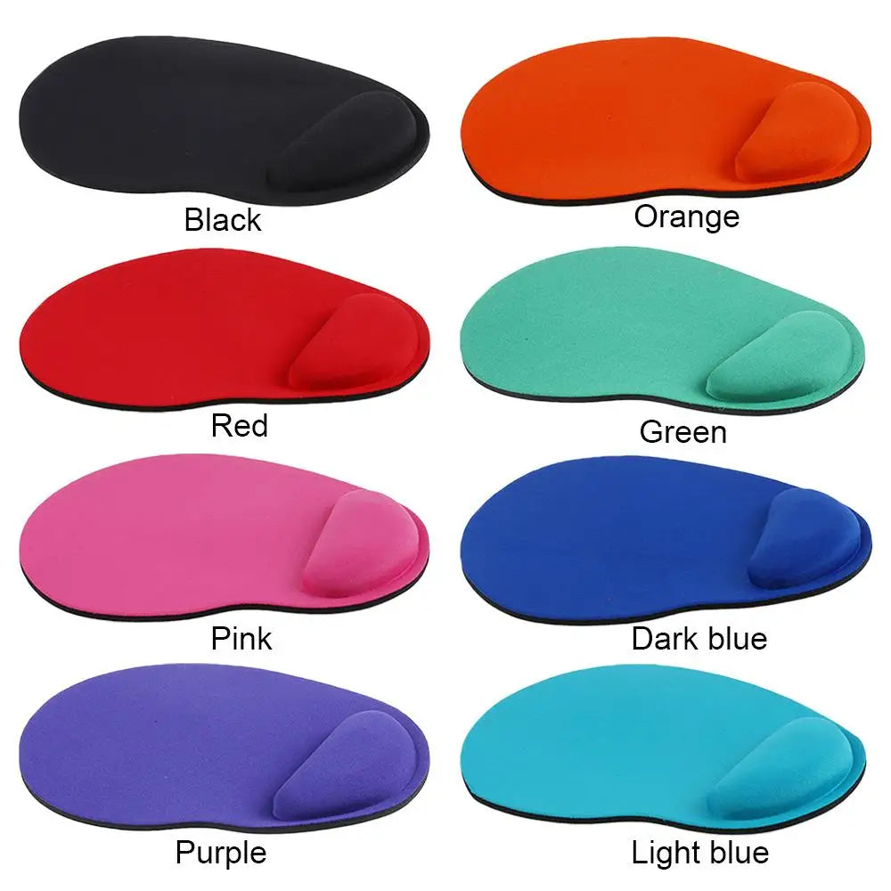 Ergonomic Memory Foam Wrist Rest Mouse Pad — Non-Slip Gaming Mousepad 9.06 x 7.09 in (23 x 18 cm)