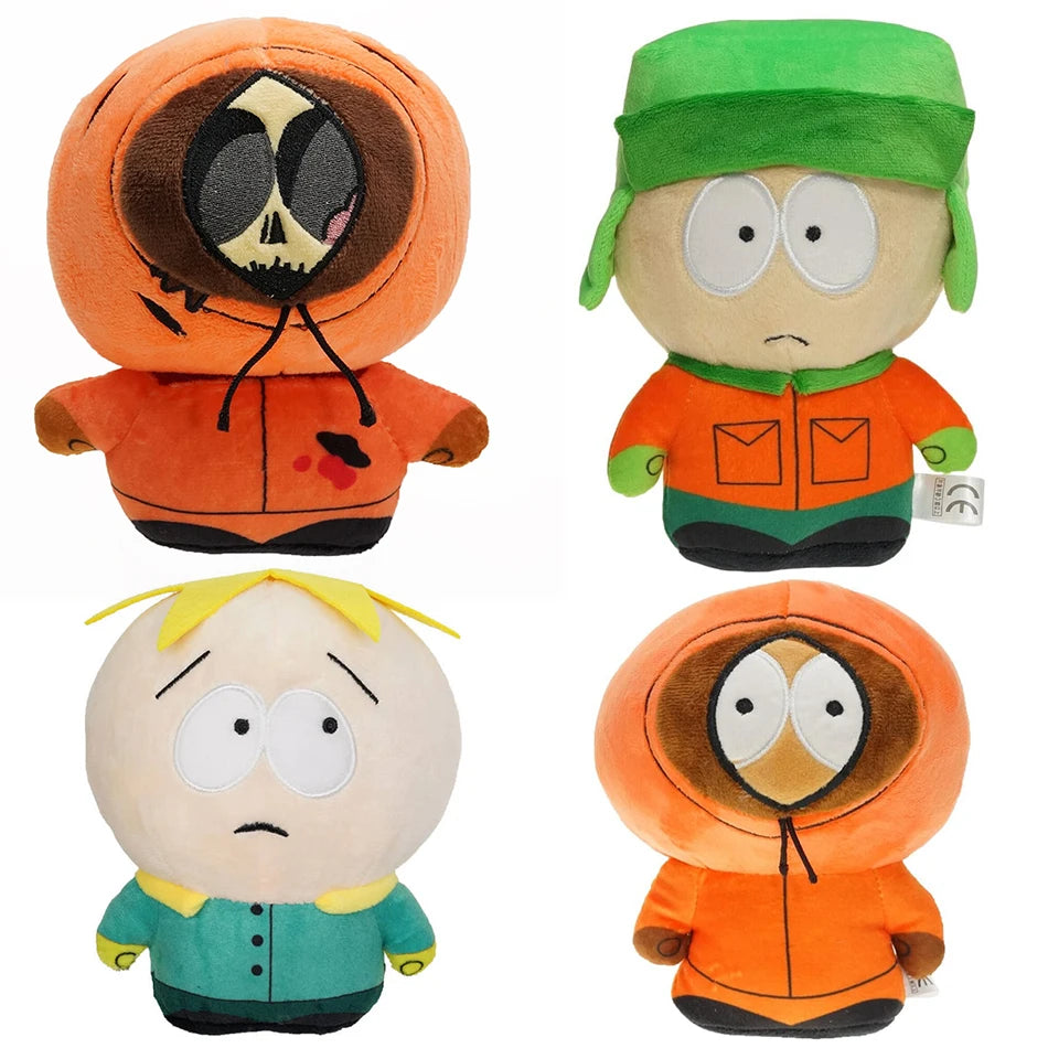 South Park Plush Pillow - Cartman, Stan & Butters Stuffed Doll, 7 in (17–19 cm) Gift for Kids & Collectors