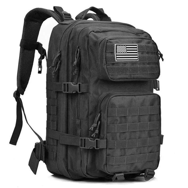 50L (13.2 Gal) Tactical Water-Resistant Travel Backpack – Large Capacity Multi-Functional Rucksack