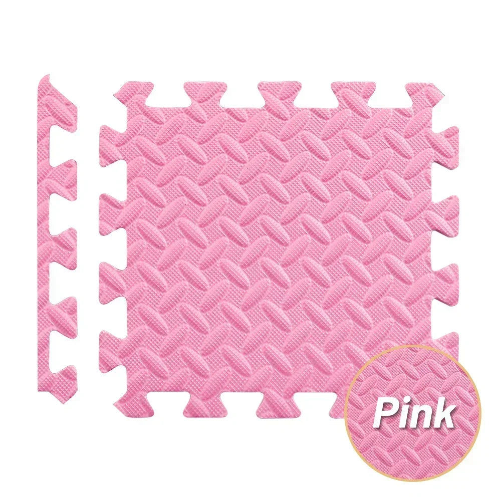 EVA Foam Interlocking Puzzle Exercise Mat Non-Slip Acupressure Massage Floor Tiles for Home Gym Playroom Garage