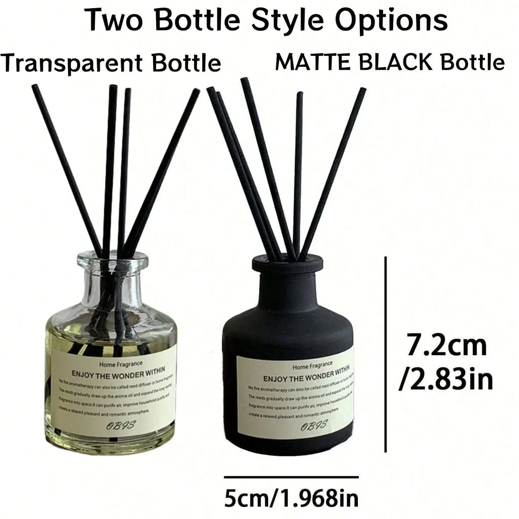 50 ml (1.69 fl oz) Freesia and Jasmine Reed Diffuser Oil — Flameless Room Fragrance with 4 Reeds