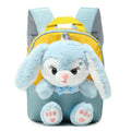 Plush 3D Rabbit Kids Backpack – Cute Bow Tie Cartoon Preschool & Kindergarten School Bag