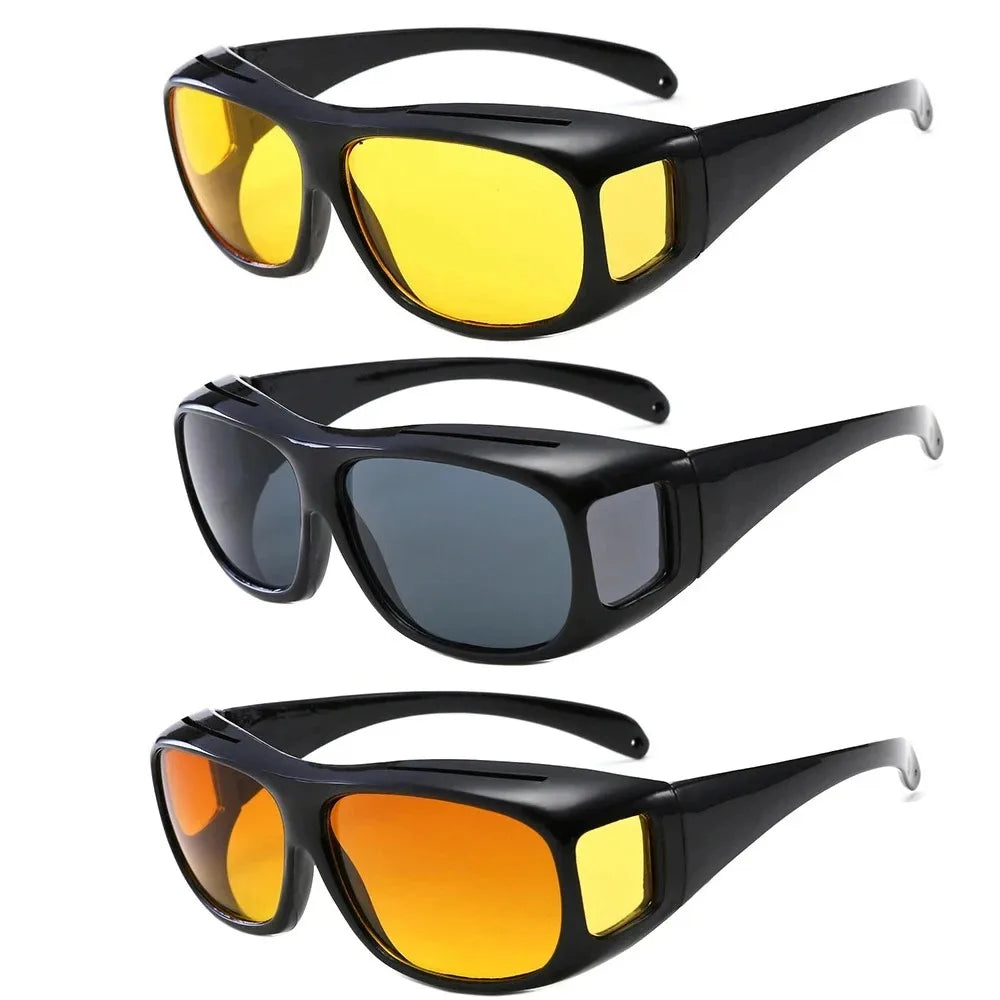 Night Vision Driving Glasses – Unisex UV Protection Sunglasses for Night Car Driving