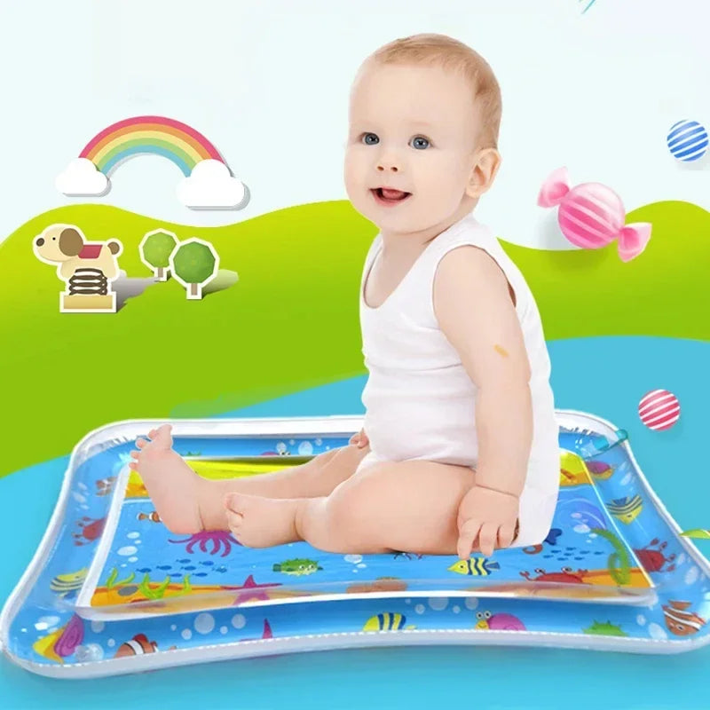 Inflatable Baby Water Play Mat Tummy Time Sensory Activity 66 x 50 cm (26 x 20 in)