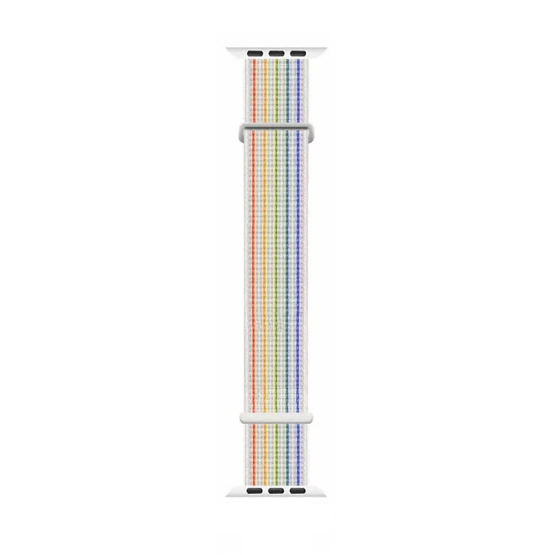 Nylon Braided Breathable Watch Band – Fits 38/40/41/42/44/45/46/49 mm (1.50–1.93 in) Smartwatches