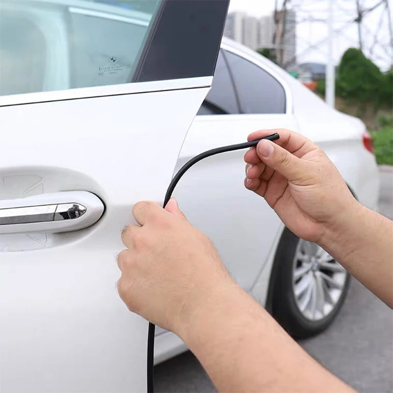 5M (16.4 ft) Car Door Edge Protector Strip - Silicone Rubber Scratch Guard Door Molding for Auto