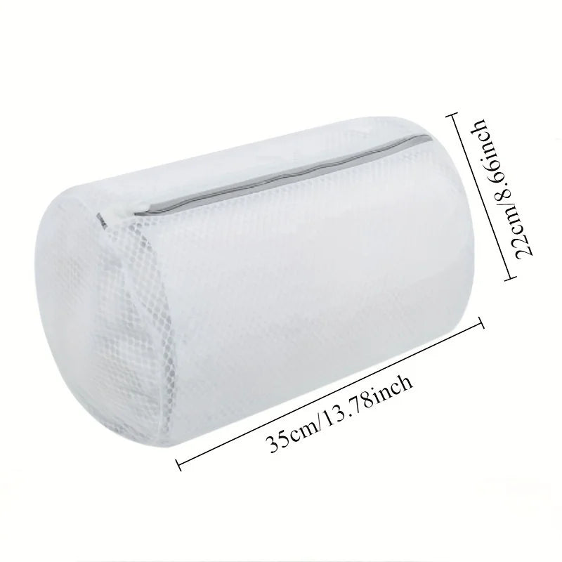 Reusable Mesh Shoe Washing Bag with Zipper - Protective Laundry Bag for Sneakers & Sports Shoes