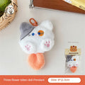 Plush Cat Keychain - Cute Kitten Bag Charm for Backpacks, Purses & Car Mirror