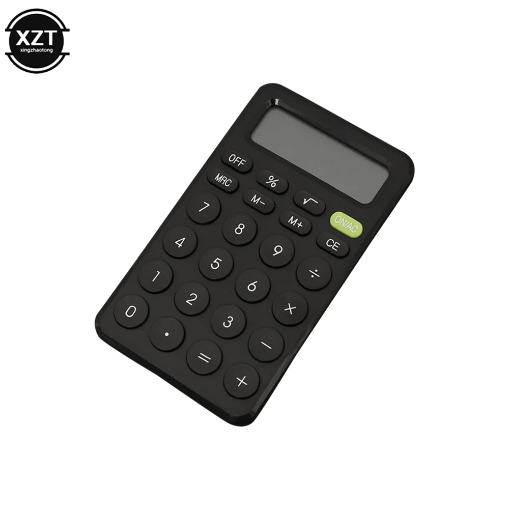 8-Digit Mini Desk Calculator with Large Buttons — Portable Battery-Powered Calculator for Students & Small Business