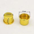 10-Pack Aluminum Candle Cup Drip Protectors – Tealight Candlestick Holders for Weddings, Parties & Home Decor