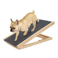 Adjustable Wooden Pet Ramp for Couch & Bed – Foldable 2‑Step/4‑Step Non‑Slip Carpet Ramp for Dogs & Cats (70/100 cm | 27.6/39.4 in)