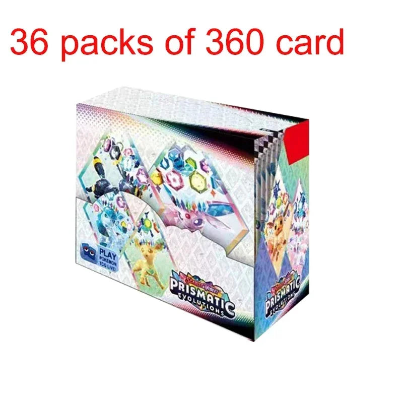 360-Piece Trading Card Booster Lot — Scarlet & Violet 151 Paldean Prismatic Evolutions | English TCG Cards
