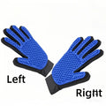 2-Pack Pet Grooming Gloves for Dogs & Cats - Deshedding Hair Remover & Massage Brush (Left & Right)