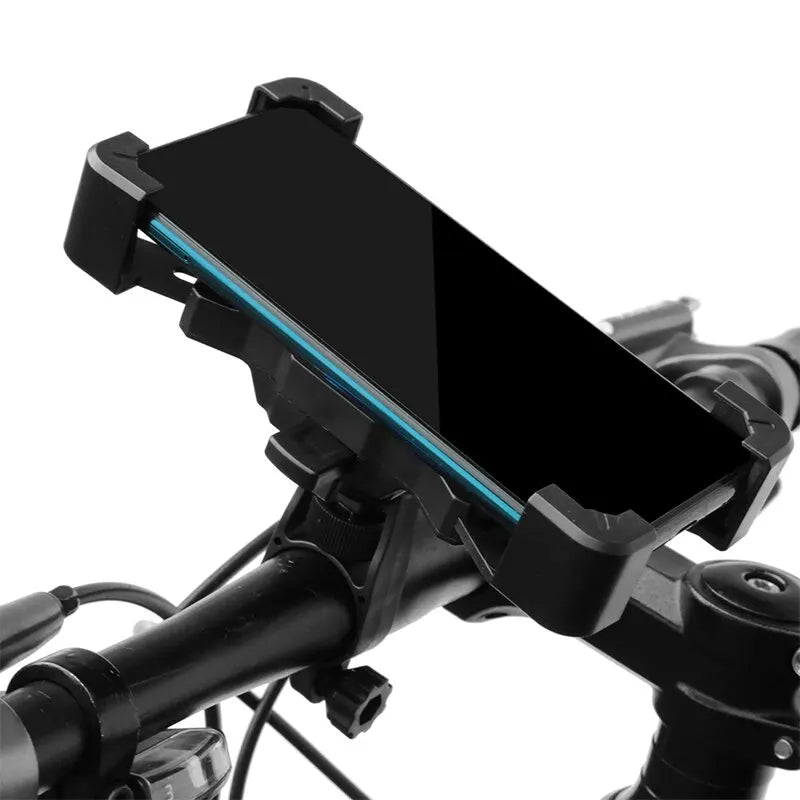 360° Rotatable Universal Bicycle and Motorcycle Phone Holder, Shockproof GPS Mount